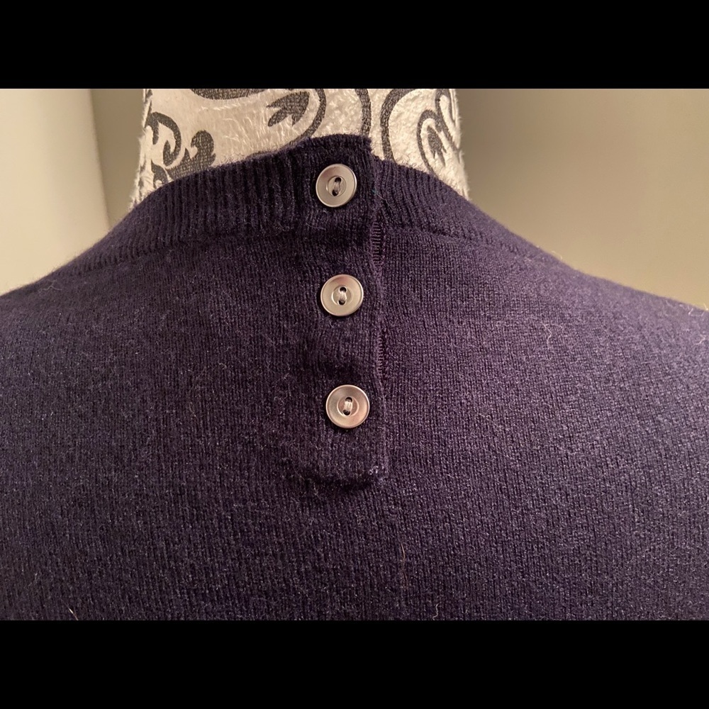 Talbots navy sweater